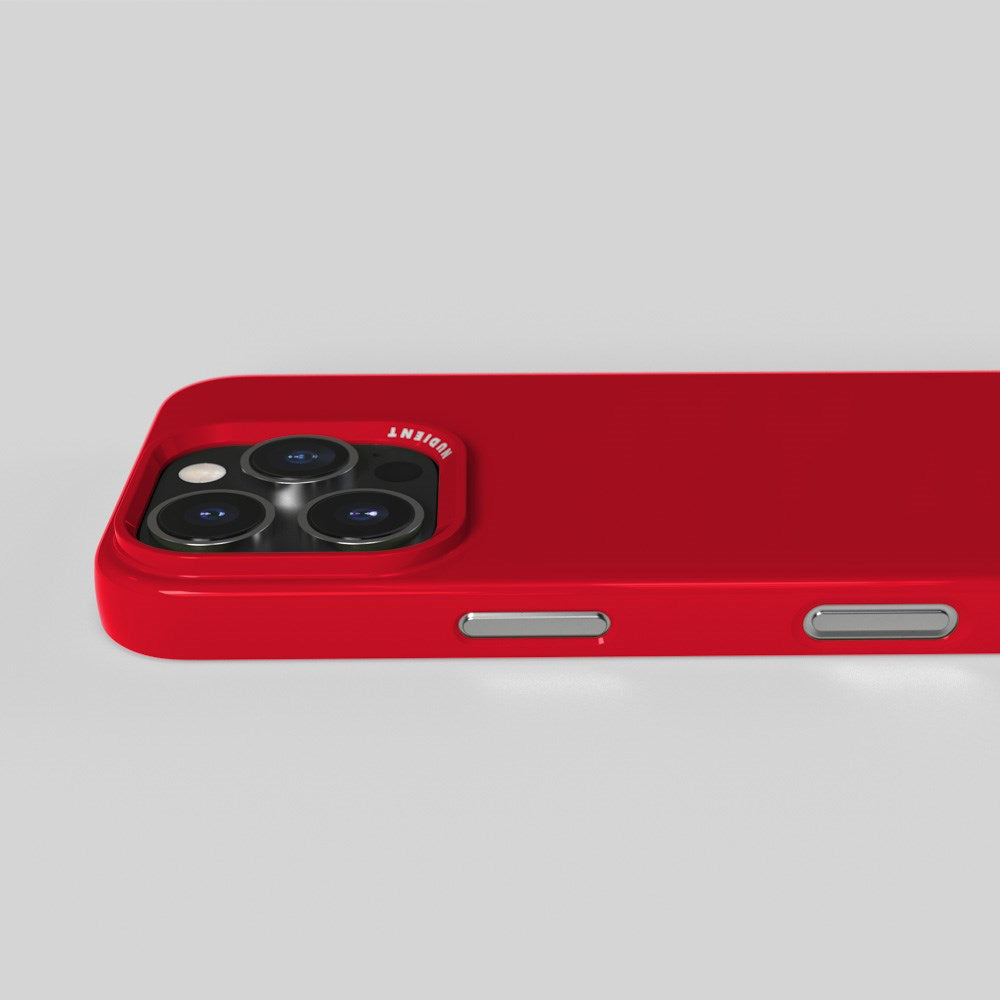 Nudient iPhone 16 Pro Thin Case Bagside Cover - MagSafe Kompatibel - Cherry Red Gloss