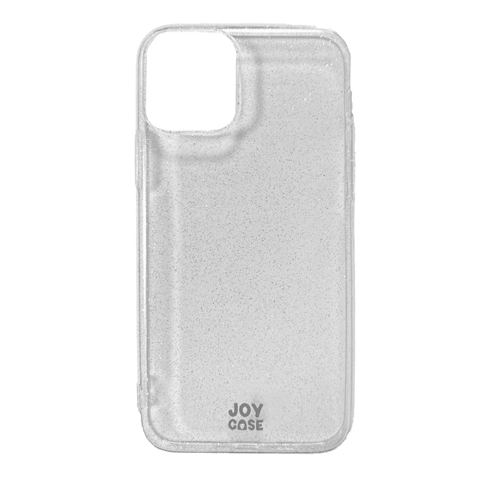 iPhone 11 Pro Joy Case Fleksibelt Plastik Mobil Cover m. Glimmer - Gennemsigtig / Sølv