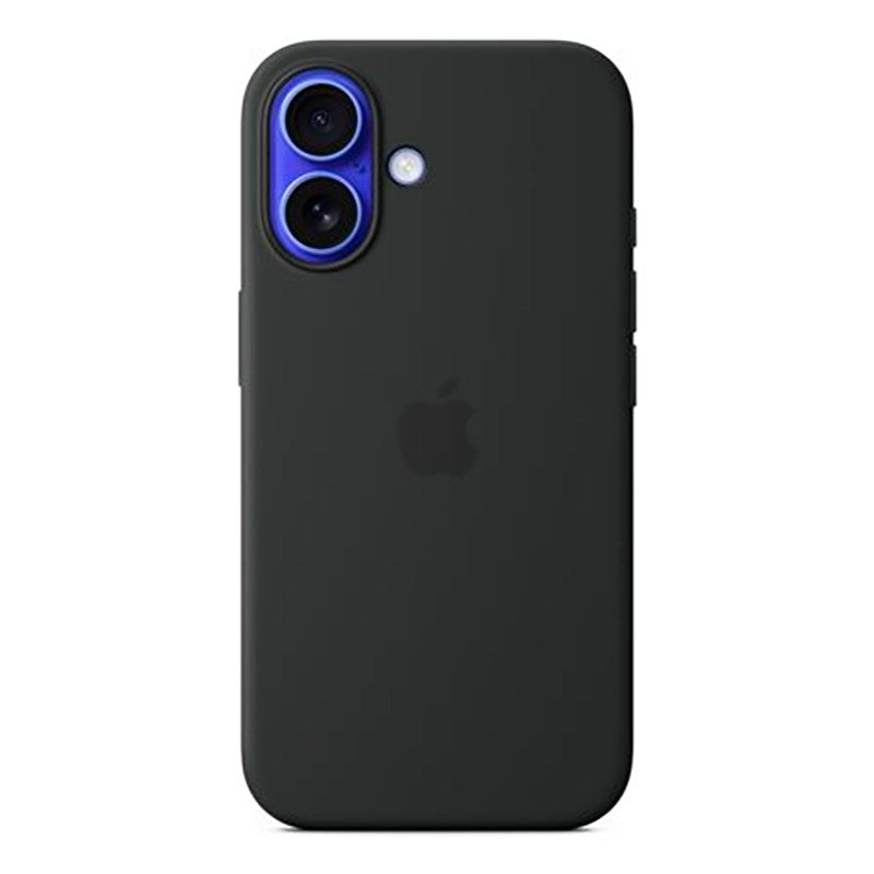 Original Apple iPhone 16 Silikone Bagside - MagSafe Kompatibel - Black (MYY13ZM/A)