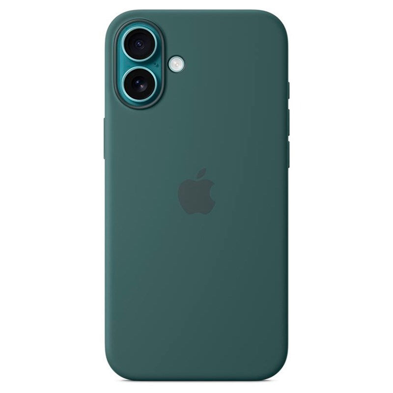 Original Apple iPhone 16 Plus Silikone Bagside - MagSafe Kompatibel - Lake Green (MYYH3ZM/A)