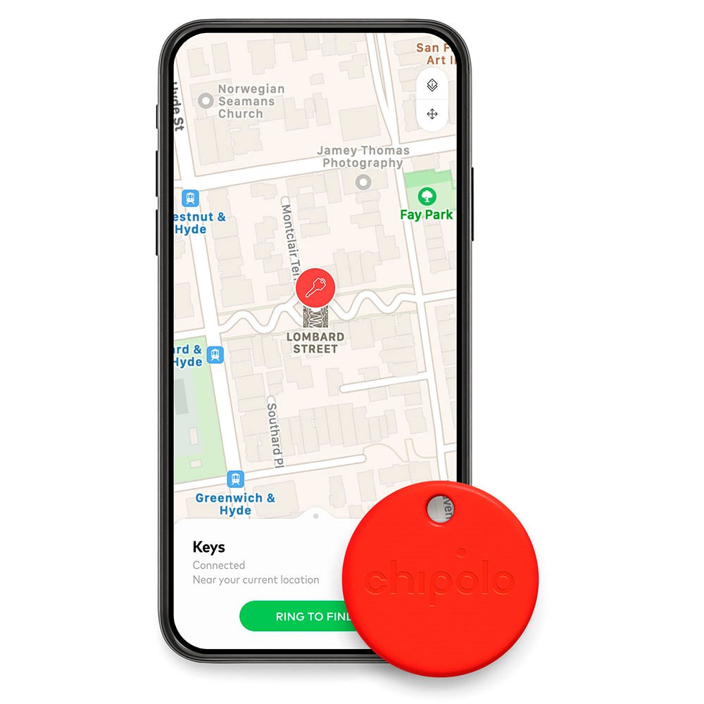 Chipolo ONE - GPS Tracker - Rød