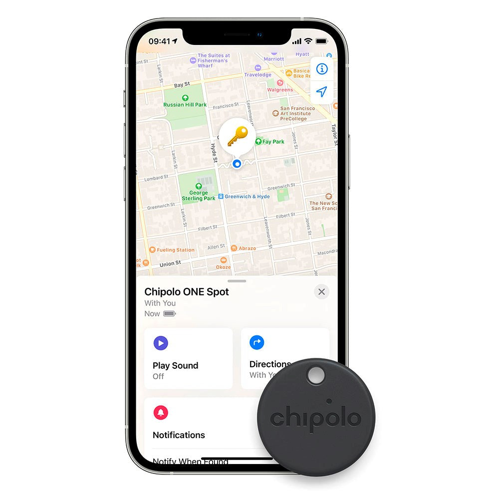 Chipolo ONE Spot - GPS Tracker - Apple Find My - 4 Pack - Sort