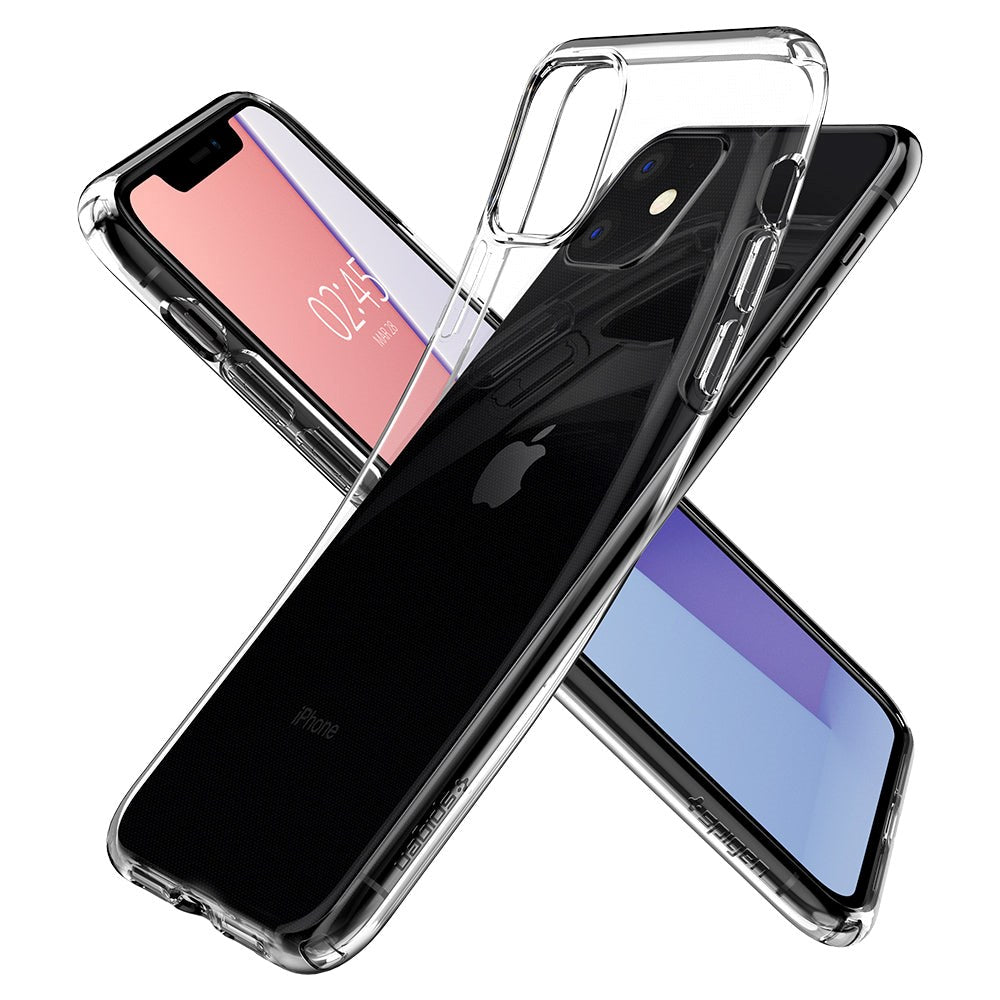 Spigen iPhone 11 Liquid Crystal Bagside Cover - Gennemsigtig