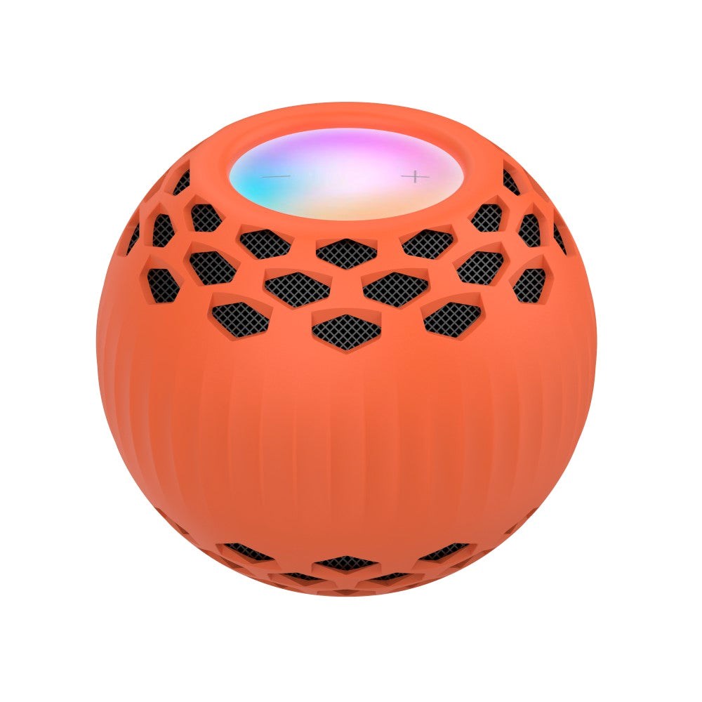Apple HomePod Mini Blødt Silikone Cover - Orange