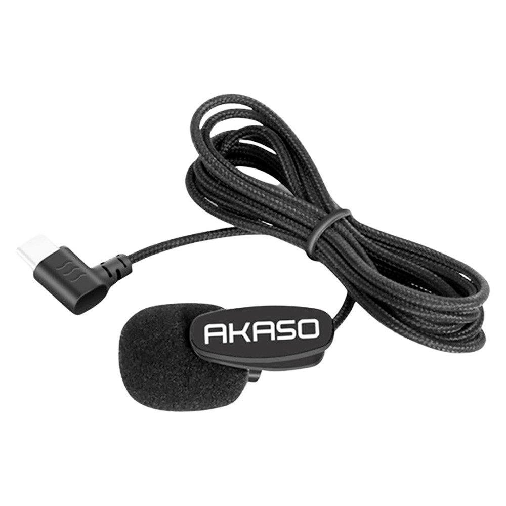 AKASO USB-C Mikrofon til Brave 7 / 8 Action Kamera - Sort