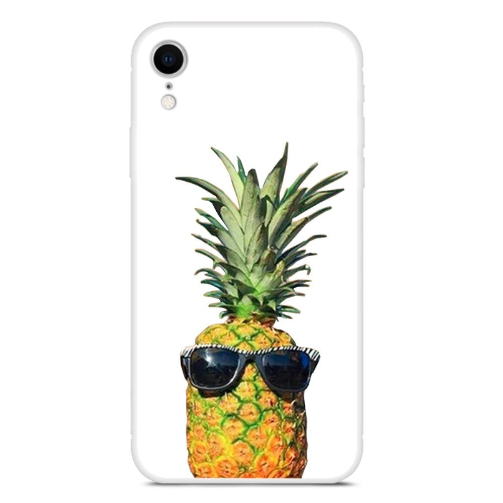 EIDERWOOD iPhone XR Fleksibel Plastik Mobil Cover m. Print - Ananas