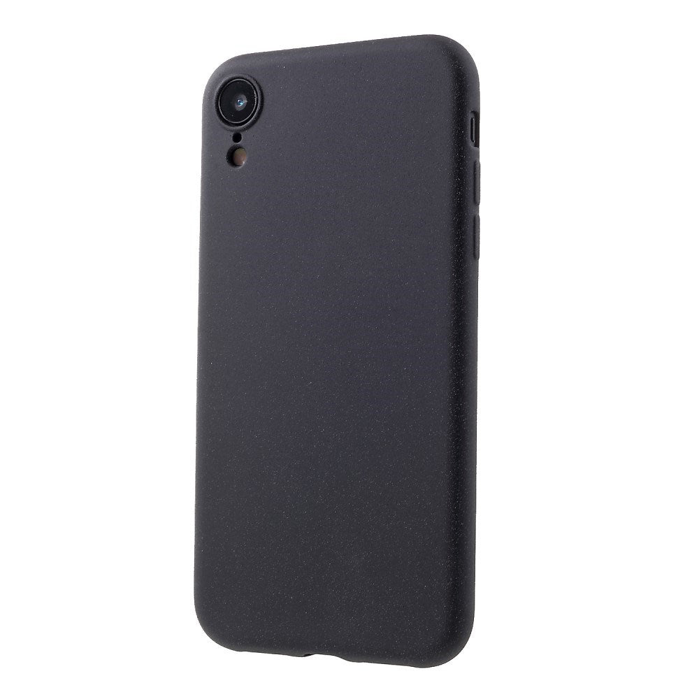 EIDERWOOD iPhone XR Mat Fleksibelt Plastik Mobil Cover - Sort