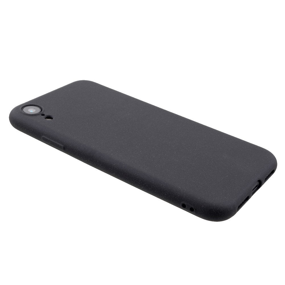 EIDERWOOD iPhone XR Mat Fleksibelt Plastik Mobil Cover - Sort