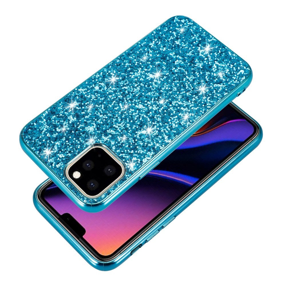 EIDERWOOD iPhone 11 Pro Max Glitter Hybrid Mobil Cover - Blå