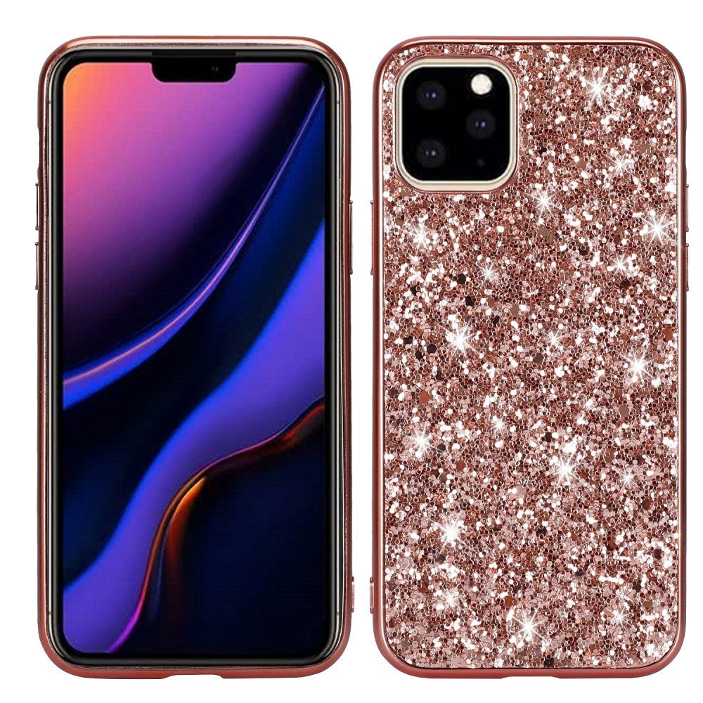 EIDERWOOD iPhone 11 Pro Max Glitter Hybrid Mobil Cover - Rose Gold