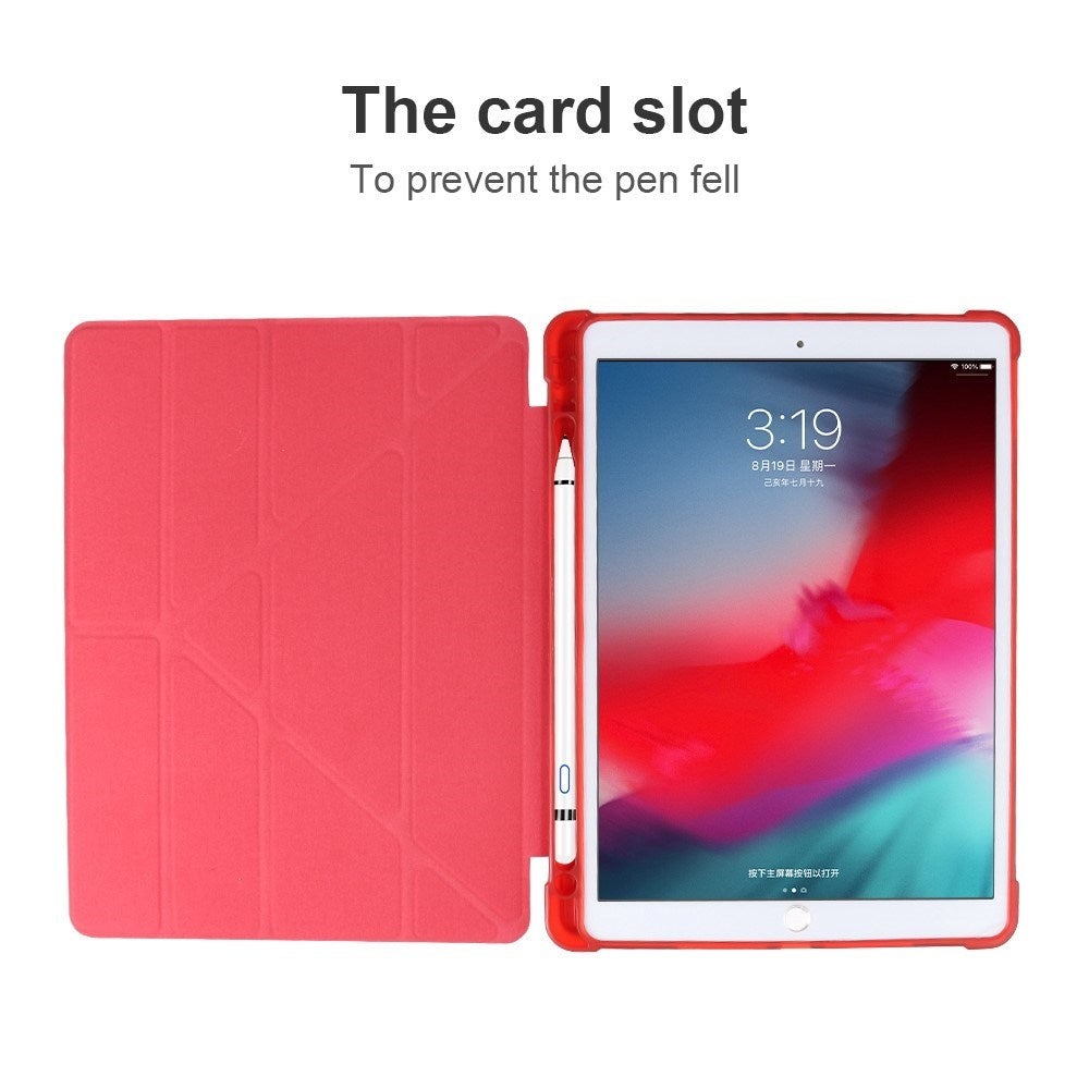 iPad 10.2" (2021 / 2020 / 2019) / iPad Pro 10.5 / iPad Air (2019) Cover - Fleksibelt Origami Flip Cover - Guld