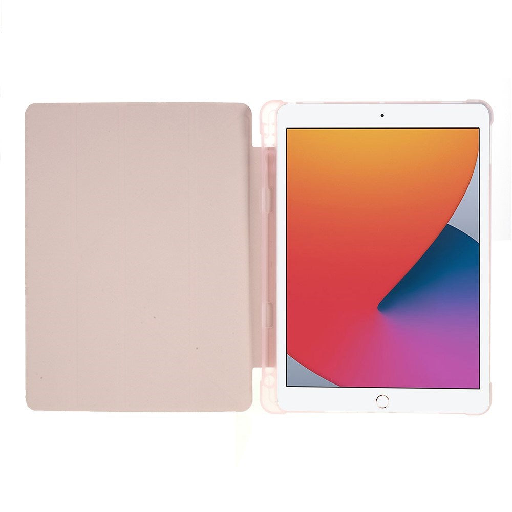 iPad 10.2" (2021 / 2020 / 2019) / iPad Pro 10.5 / iPad Air (2019) Cover - Fleksibelt Origami Flip Cover - Pink