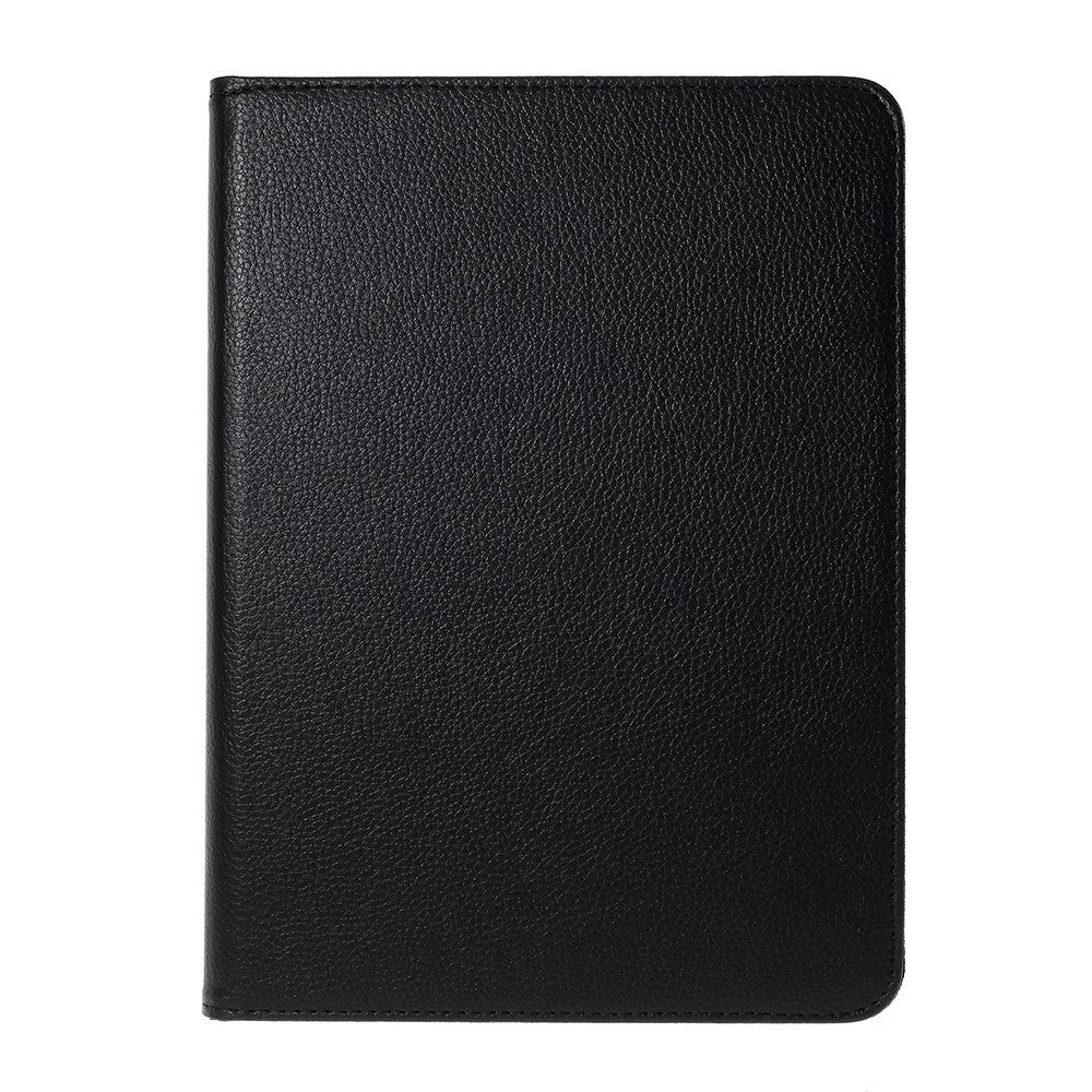 iPad Air 10.9-11" (2024-2020) / Pro 11" (2022-2018) Læder Cover m. 360 Graders Standerfunktion - Sort