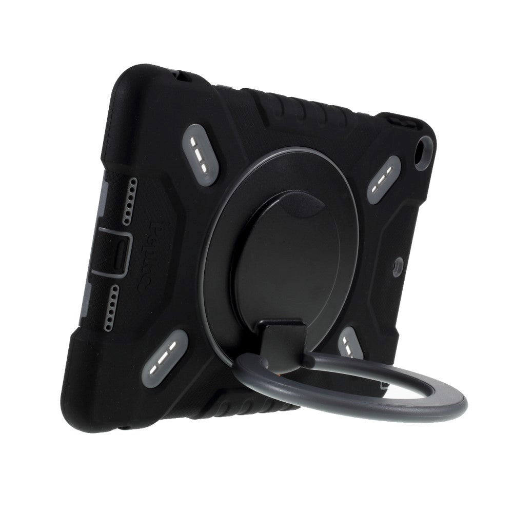 iPad 10.2" (2021 / 2020 / 2019) / iPad Air 10.5" (2019) PEPKOO Håndværker Case m. Kickstand - Sort