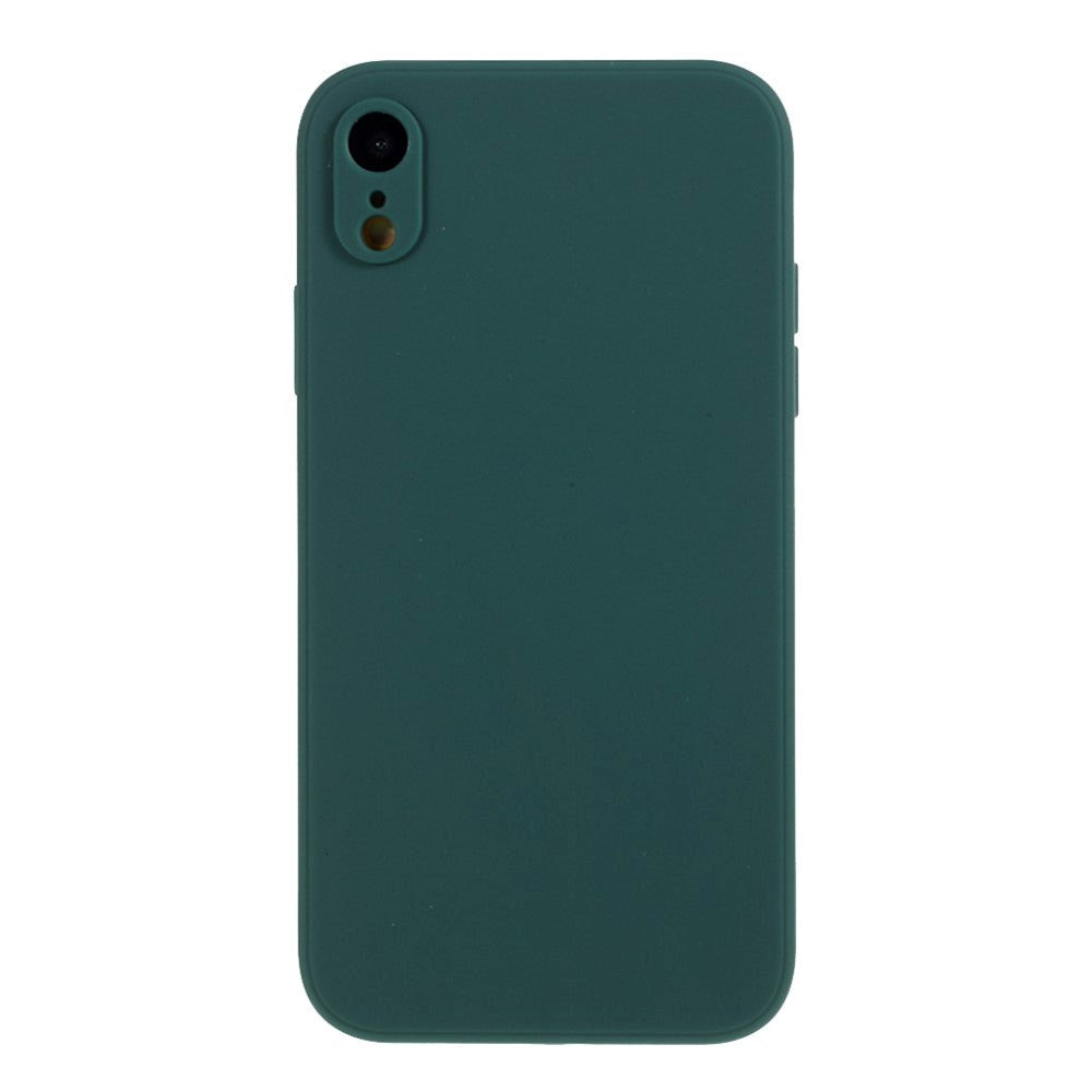 iPhone XR Silikone Mobil Cover - Mørkegrøn