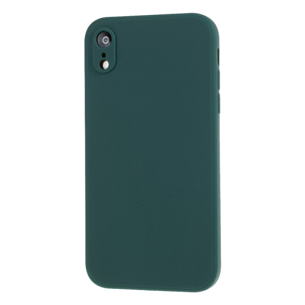 iPhone XR Silikone Mobil Cover - Mørkegrøn
