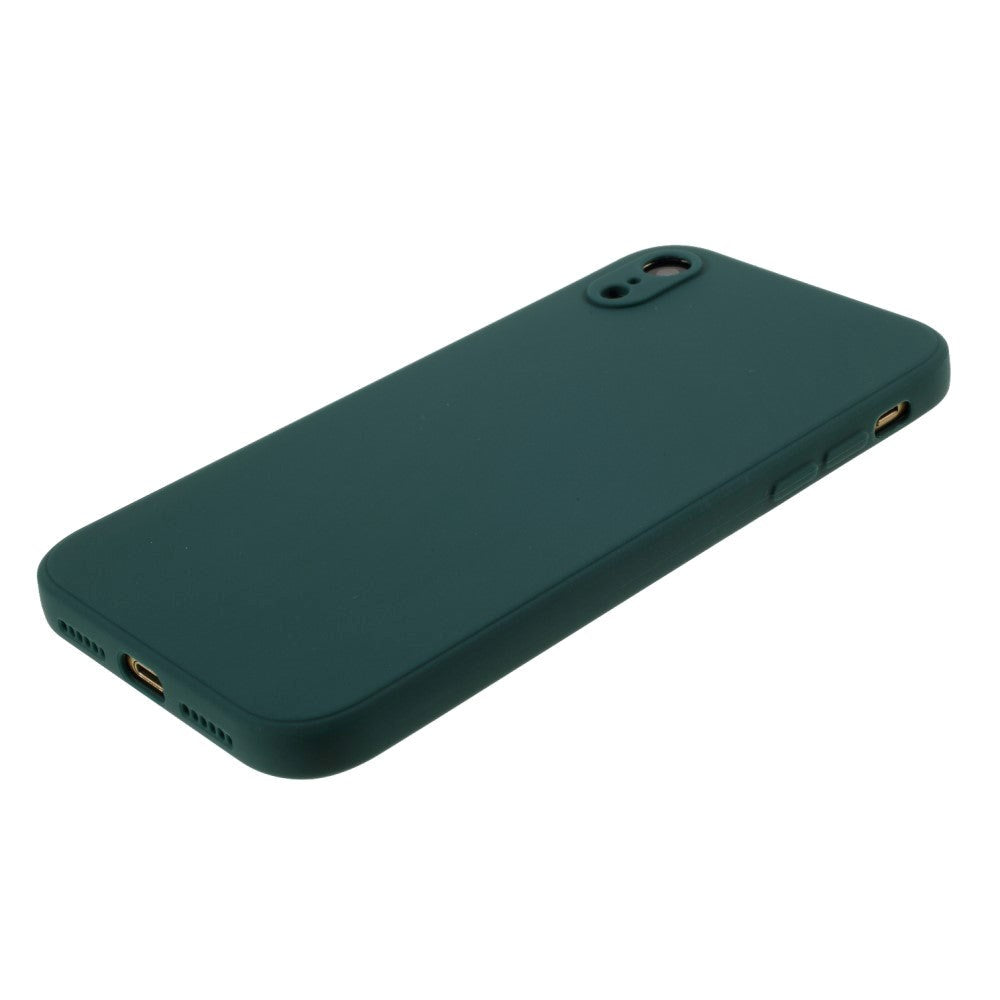 iPhone XR Silikone Mobil Cover - Mørkegrøn