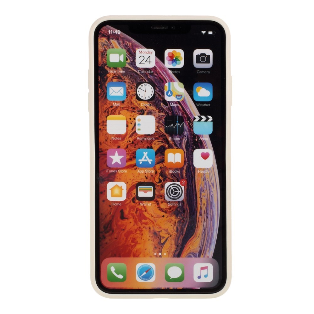 EIDERWOOD iPhone XS Max Silikone Bagside Cover - Beige