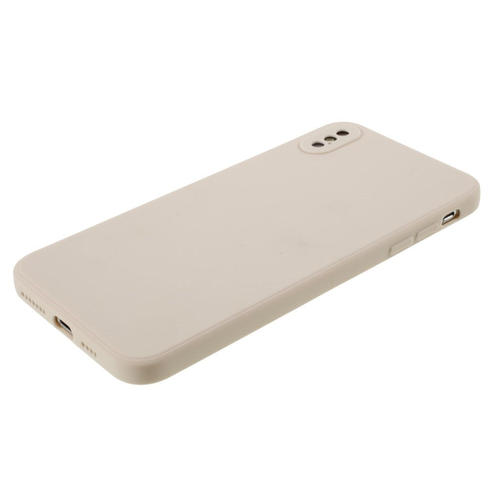 EIDERWOOD iPhone XS Max Silikone Bagside Cover - Beige