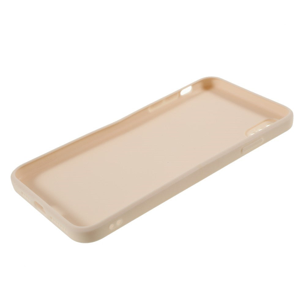 EIDERWOOD iPhone XS Max Silikone Bagside Cover - Beige