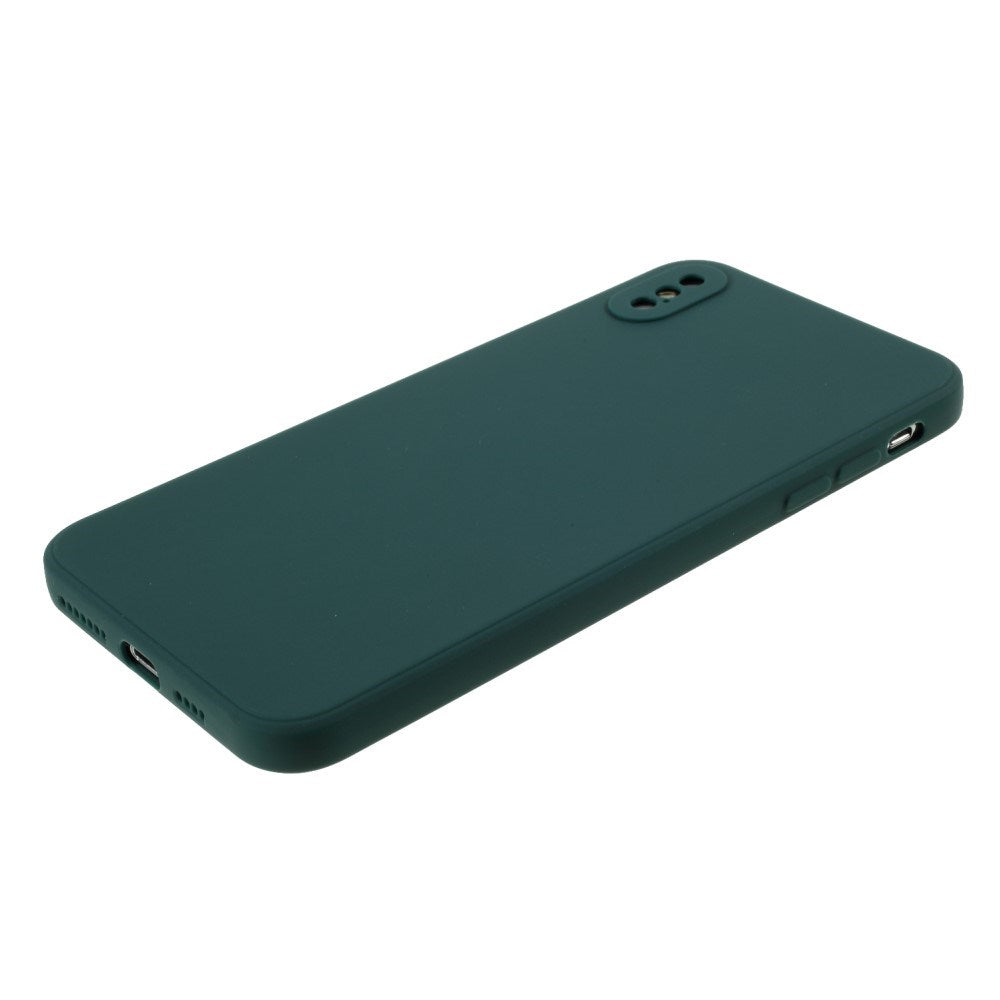 EIDERWOOD iPhone XS Max Silikone Bagside Cover - Grøn
