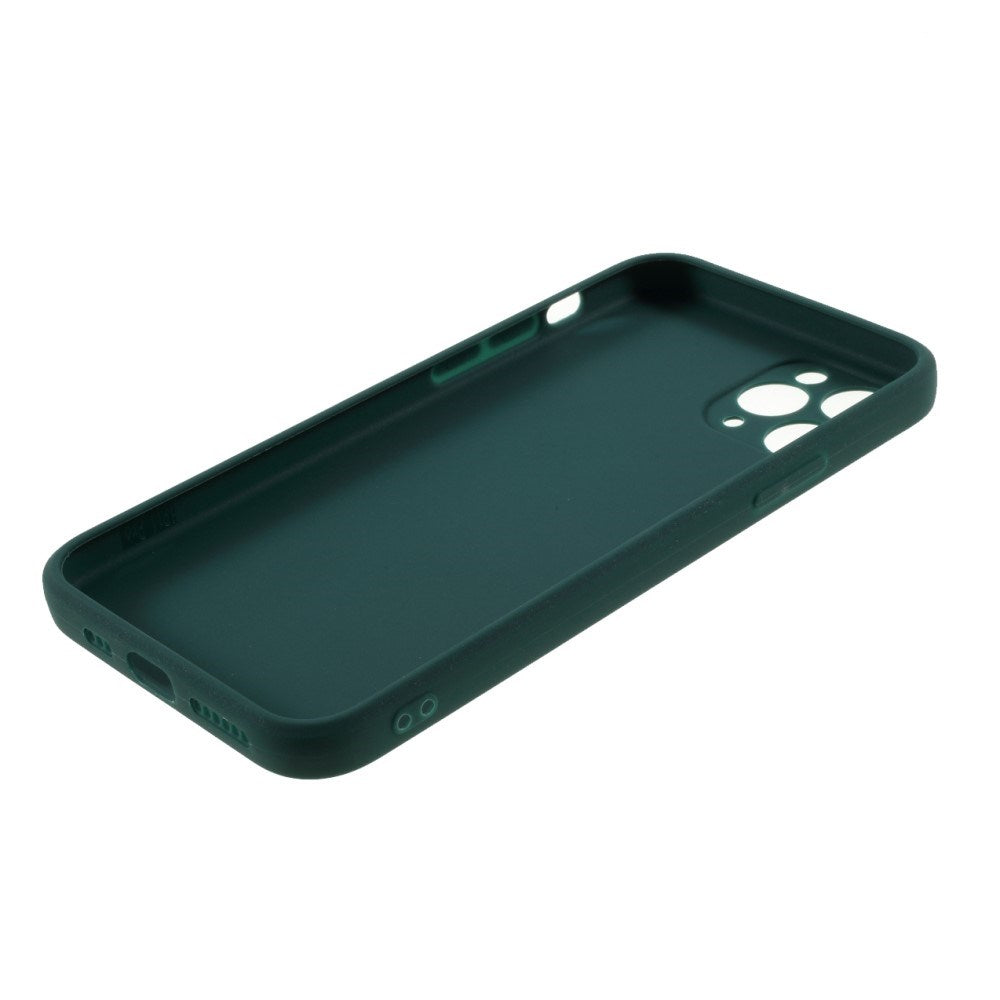 EIDERWOOD iPhone 11 Pro Max Silikone Bagside Cover - Mørkegrøn