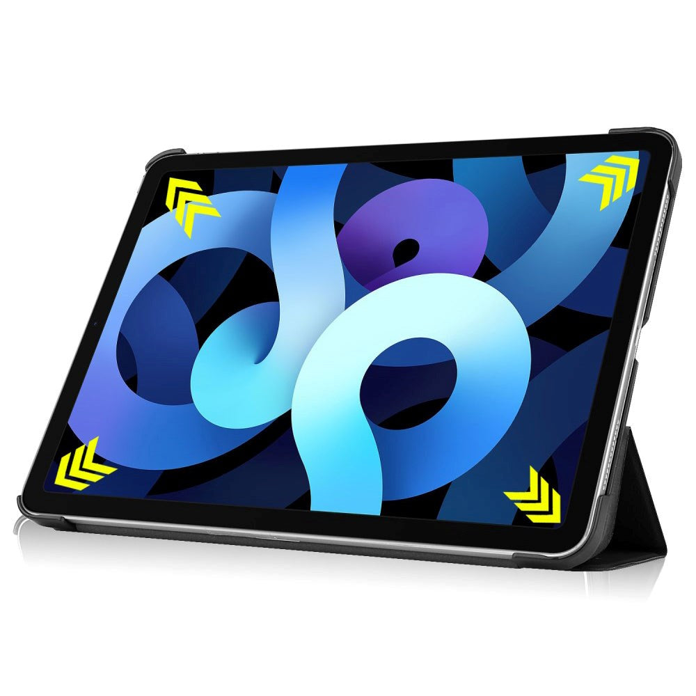 EIDERWOOD iPad Air 10.9-11" (2025-2020) Tri-Fold Læder Flip Cover m. Stylus Pen Holder - Rød