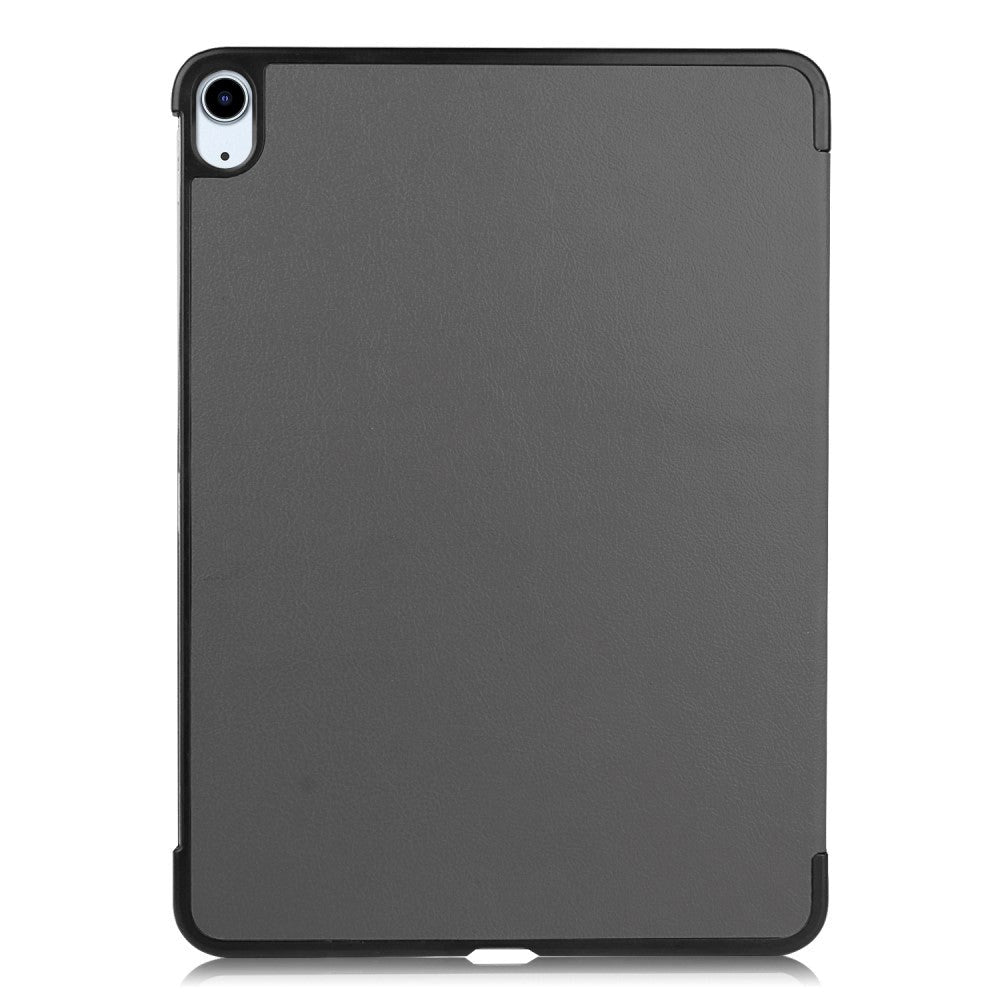 EIDERWOOD iPad Air 10.9-11" (2025-2020) Tri-Fold Læder Flip Cover m. Stylus Pen Holder - Grå