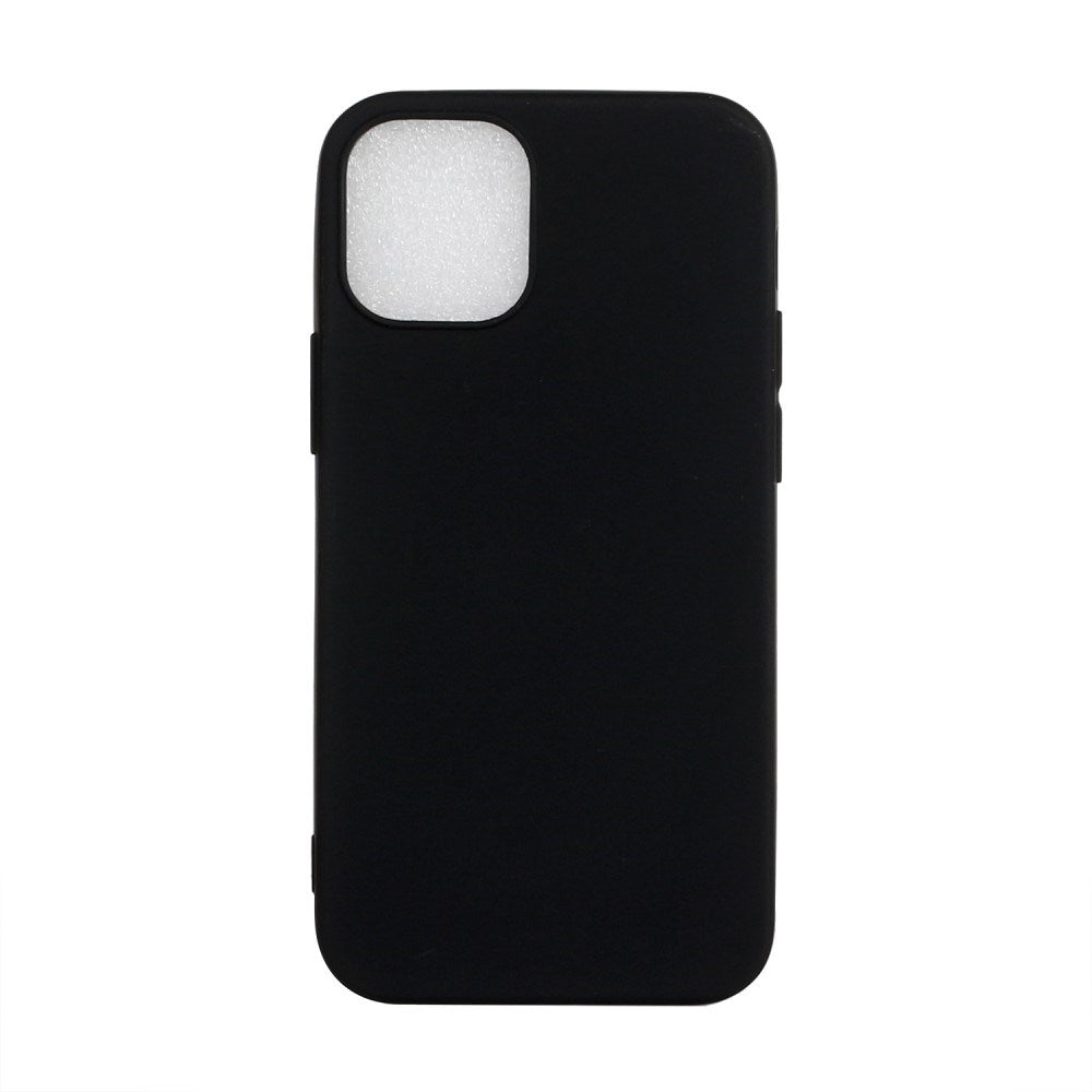 EIDERWOOD iPhone 12 Mini Mat Fleksibelt Plastik Bagside Cover - Sort