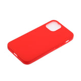 EIDERWOOD iPhone 12 Mini Mat Fleksibelt Plastik Bagside Cover - Rød