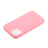 EIDERWOOD iPhone 12 Mini Mat Fleksibelt Plastik Bagside Cover - Lyserød