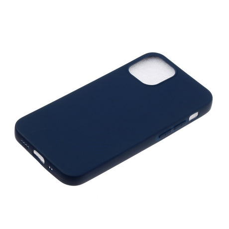 EIDERWOOD iPhone 12 Mini Mat Fleksibelt Plastik Bagside Cover - Mørkeblå