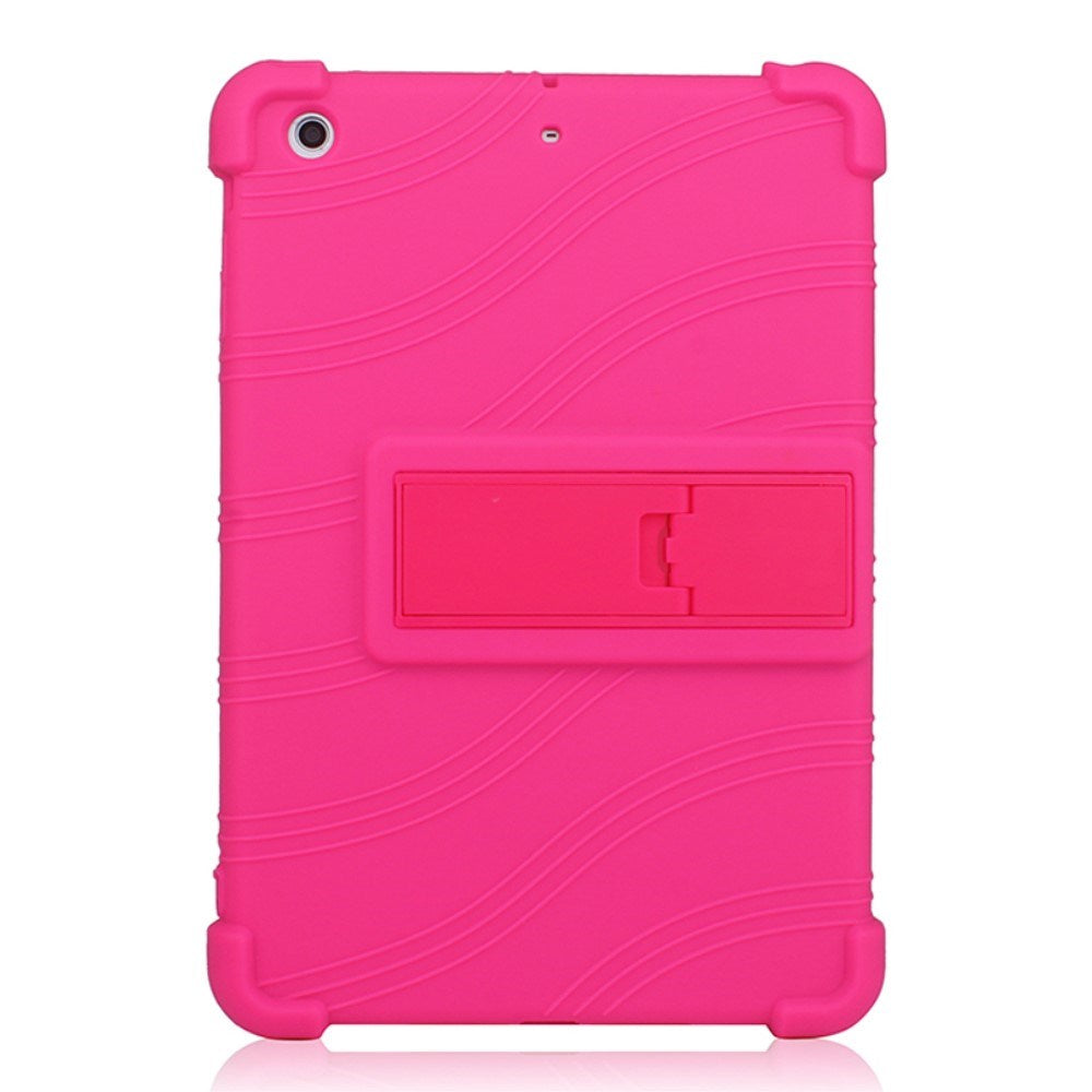 EIDERWOOD iPad Mini 3 / 2 / 1 Silikone Tablet Cover m. Ståfunktion - Lyserød