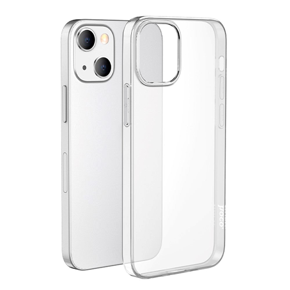 Hoco iPhone 13 Mini Neutralt Plastik Cover - Gennemsigtig