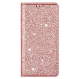 EIDERWOOD iPhone 13 Mini Læder Mobil Cover m. Pung & Ståfunktion - Glimmer - Rose Gold