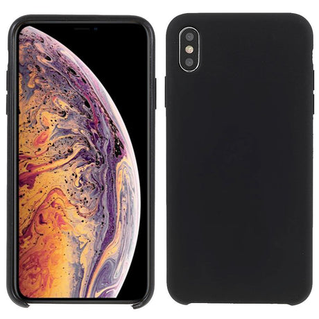 iPhone XS Max Silikone Mobil Cover - Sort