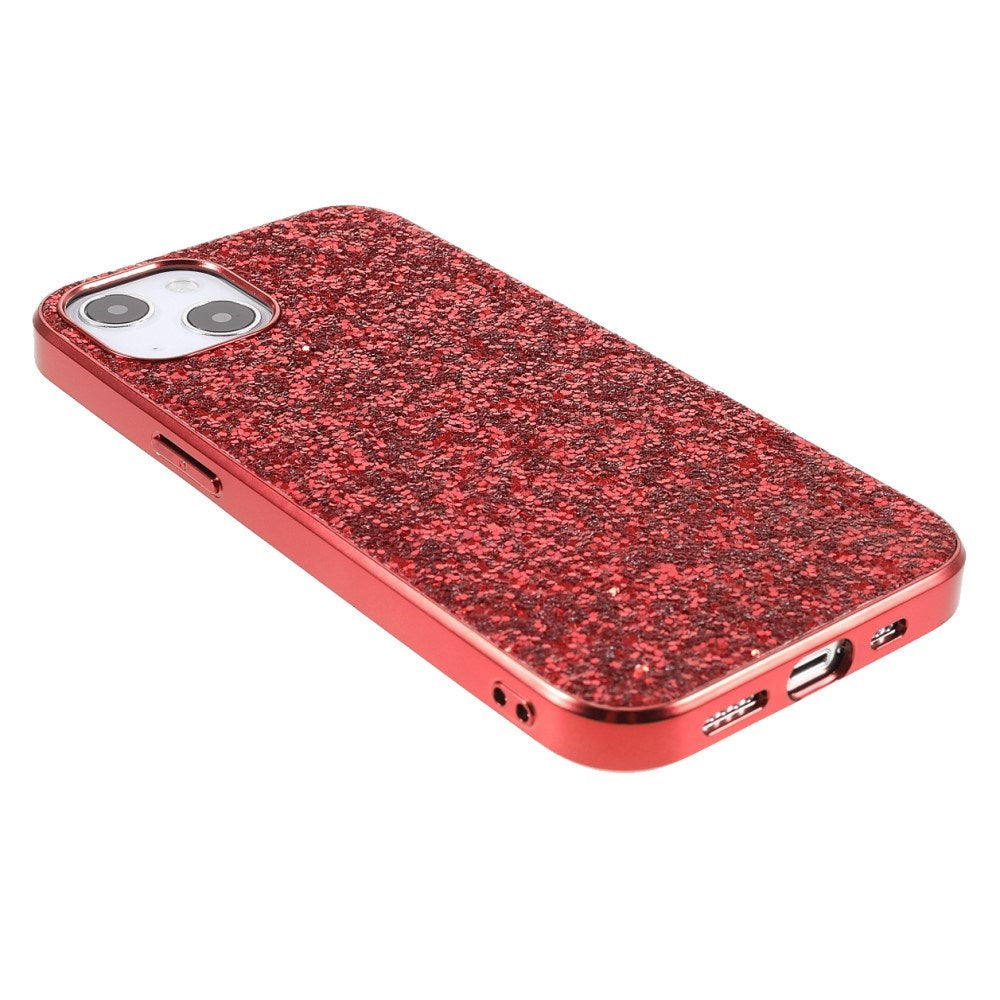 EIDERWOOD iPhone 13 Mini Glitter Hybrid Mobil Cover - Rød