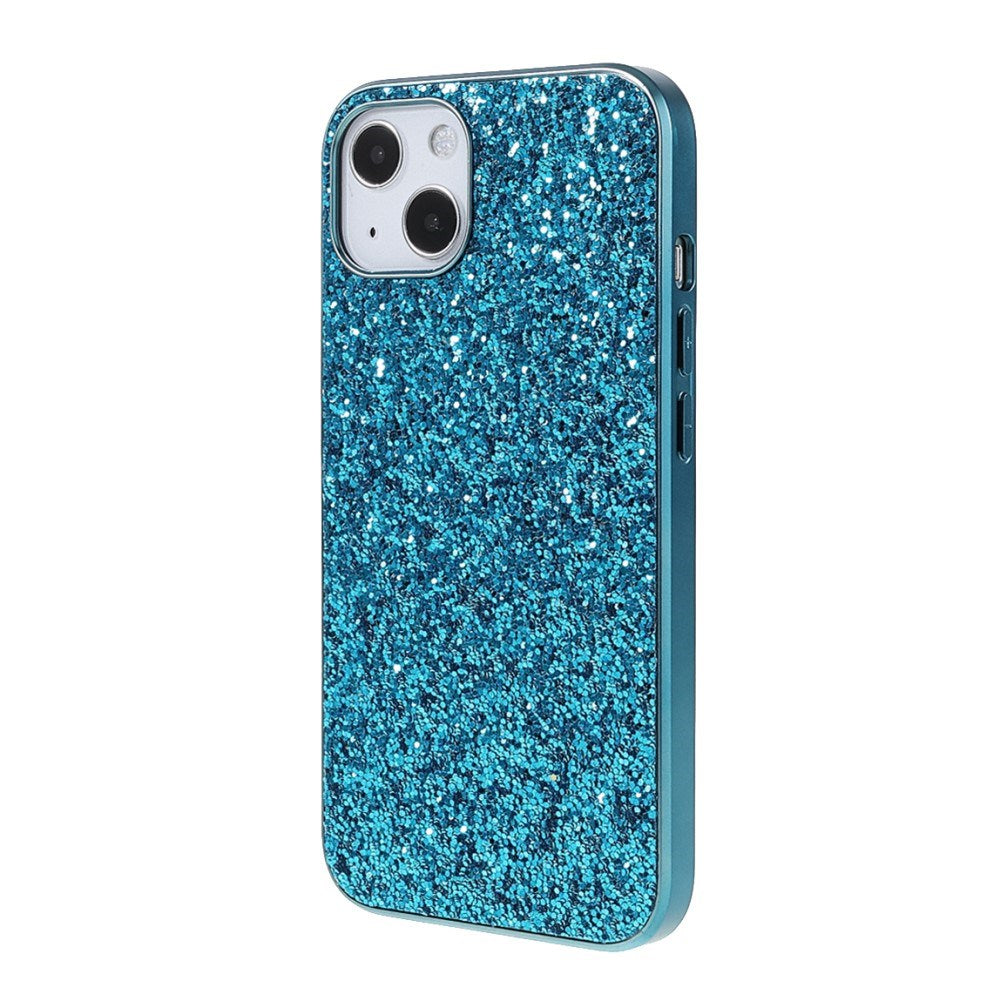 EIDERWOOD iPhone 13 Mini Glitter Hybrid Mobil Cover - Blå