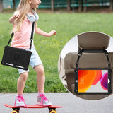 iPad 10.2" (2021 / 2020 / 2019) Butterfly Kickstand Børne Cover - Sort