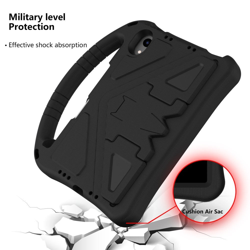 EIDERWOOD iPad mini (2024) / mini (2021) Cover med Kickstand og Håndtag - Sort