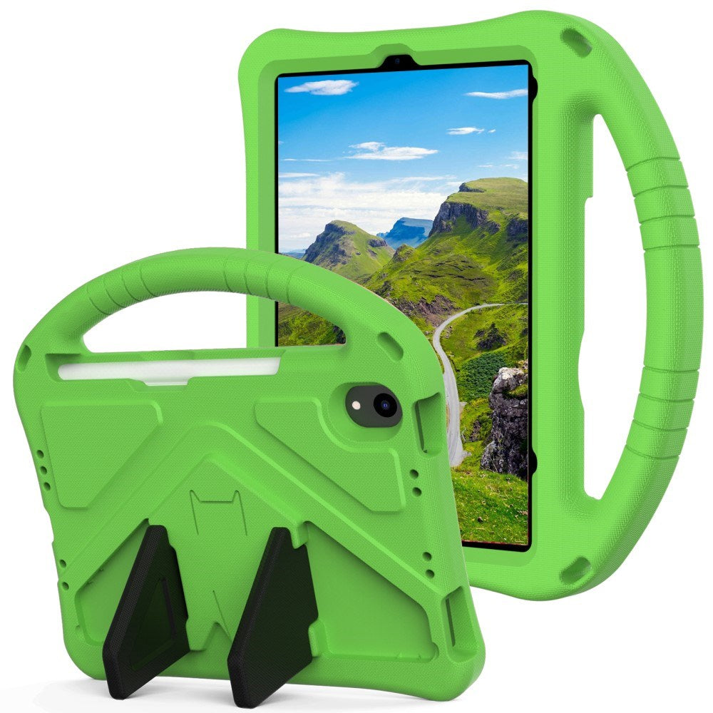 EIDERWOOD iPad mini (2024) / mini (2021) Cover med Kickstand og Håndtag - Grøn