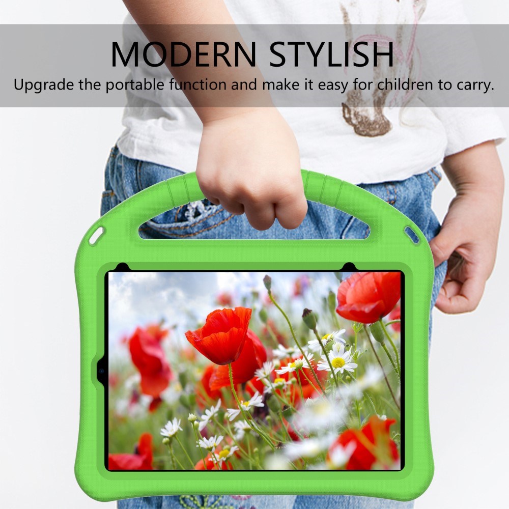 EIDERWOOD iPad mini (2024) / mini (2021) Cover med Kickstand og Håndtag - Grøn