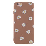 EIDERWOOD iPhone 6 / 6s Fleksibelt Plastik Mobil Cover m. Blomster - Brun