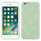 EIDERWOOD iPhone 6 / 6s Fleksibelt Plastik Mobil Cover m. Blomster - Grøn