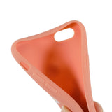 EIDERWOOD iPhone 6 / 6s Fleksibelt Plastik Mobil Cover m. Blomster - Orange