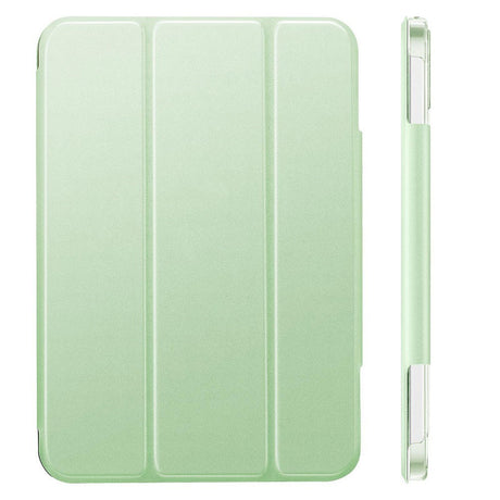 ESR iPad Mini (2024 / 2021) Tri-Fold Flip Cover m. Apple Pencil Holder - Lysegrøn