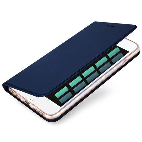 DUX DUCIS iPhone SE (2022 / 2020) / 8 / 7 Skin Pro Series Thin Wallet Flip Cover - Mørkeblå