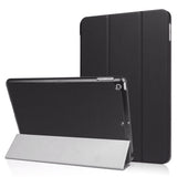 Apple iPad 9.7 2017/2018 Kunst Læder Flip Cover m. Stand - Sort