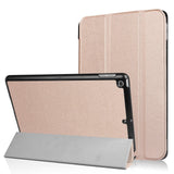 Apple iPad 9.7 2017/2018 Kunst Læder Flip Cover m. Stand - Rose Gold