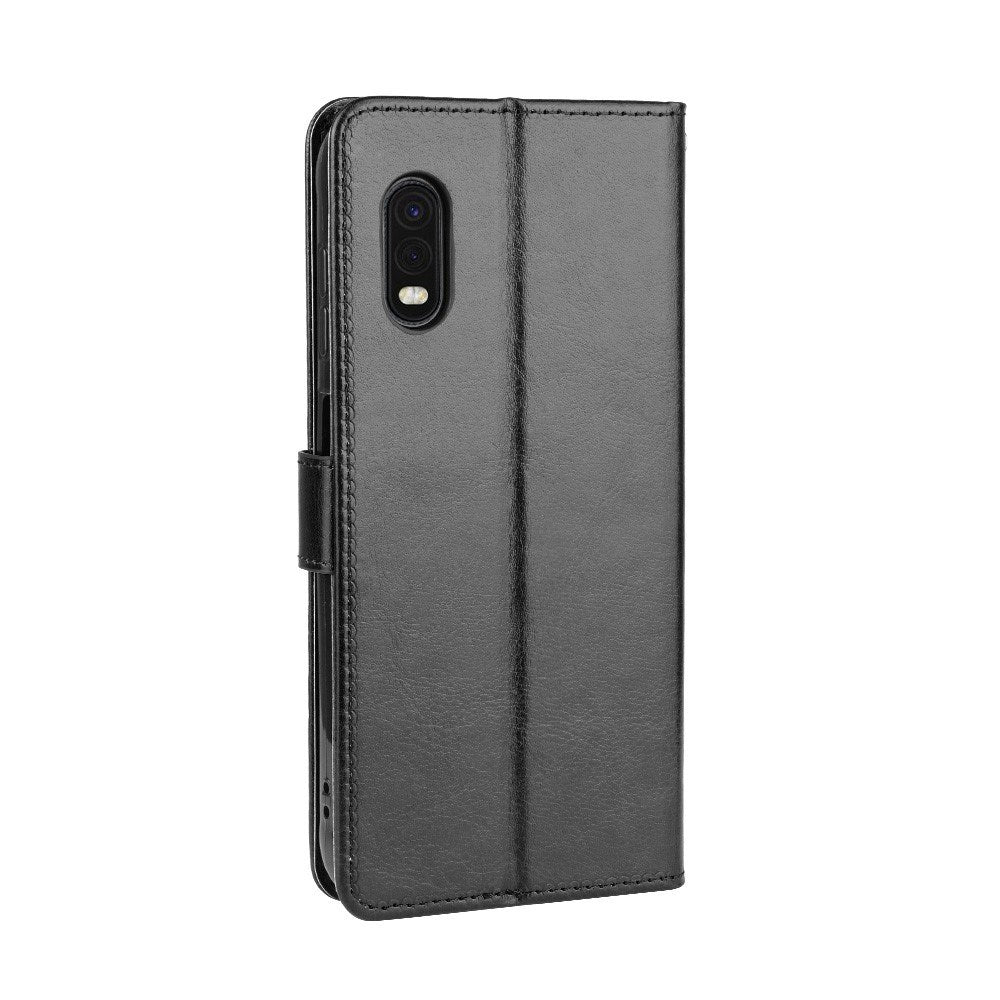 Samsung Galaxy Xcover Pro - EIDERWOOD Kunstlæder Flip Cover m. Strop - Sort